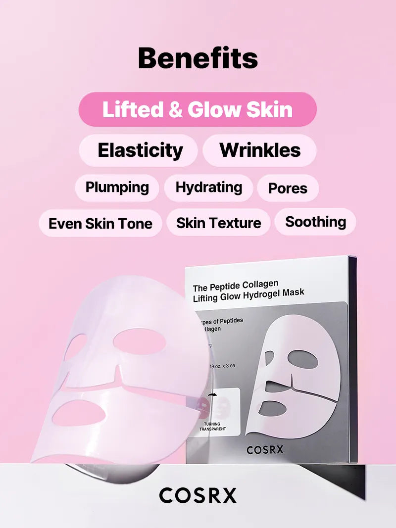COSRX The Peptide Collagen Lifting Glow Hydrogel Mask